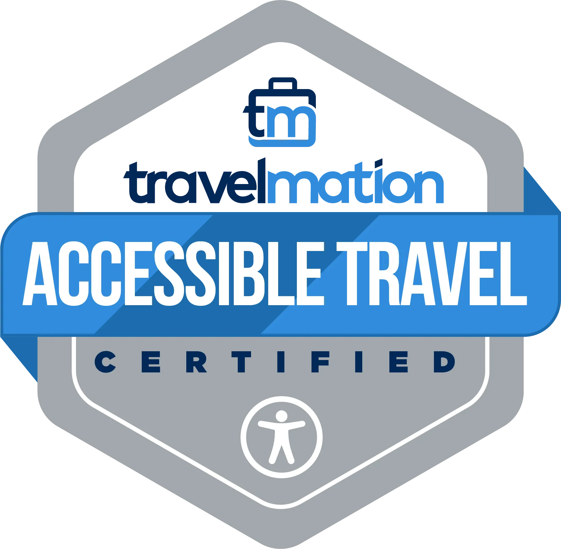 Accessible Travel Certified by Travelmation — official badge